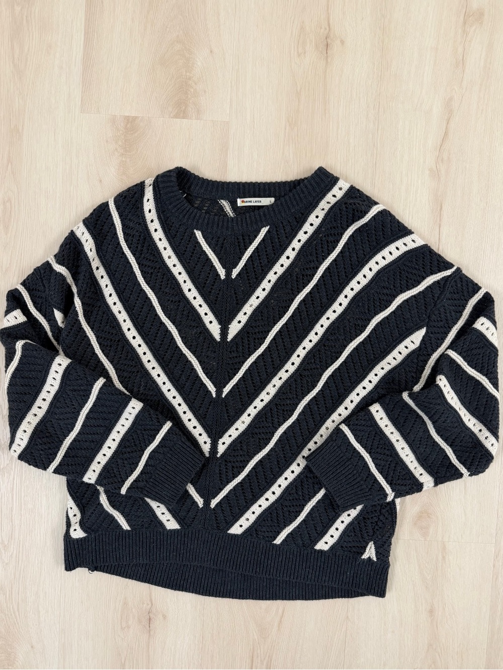 Marine Layer Brooke Textured Oversized Sweater - Picture 3 of 8